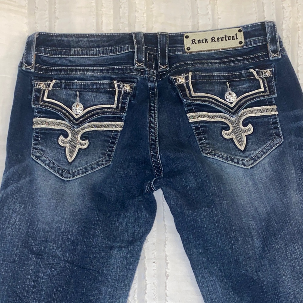 Rock Revival Women's Dark Blue Boot Cut Jeans